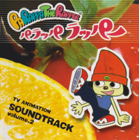 Cover for the 1st volume of the Parappa anime's
                                soundtrack